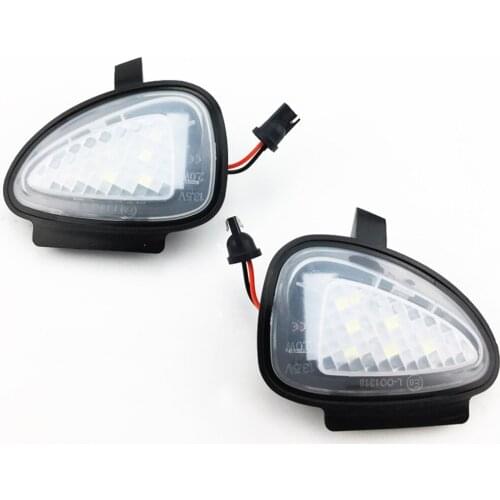 Car Flashing 1 Set Canbus Led Under Side Mirror Puddle Light Module For VW Golf MK6 6 MKVI C45 Cabriolet White Led Lamp