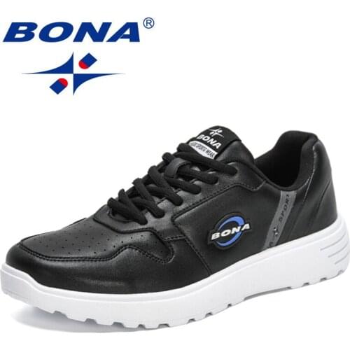 BONA 2021 New Designers Popular Casual Shoes Men Fashion Outdoor Fashion Sneaker Man Leisure Fopotwear Zapatillas Hombre Trend