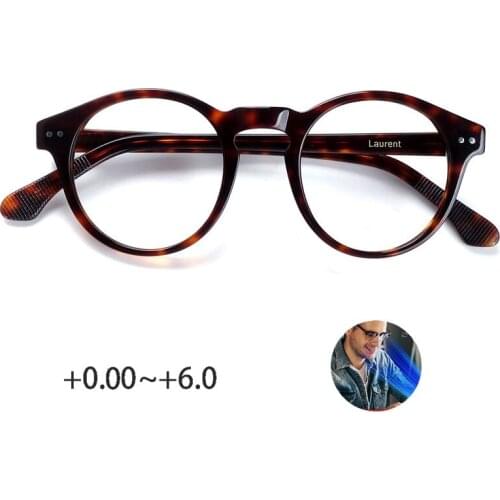 Round reading glasses women blue light blocking computer eyewear