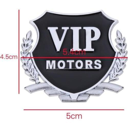2pcs 3D Logo VIP MOTORS Metal Car Chrome Emblem Decal Door Window for Hyundai ix35 iX45 iX25 i20 i30 Sonata,Verna,Solaris,Elantr