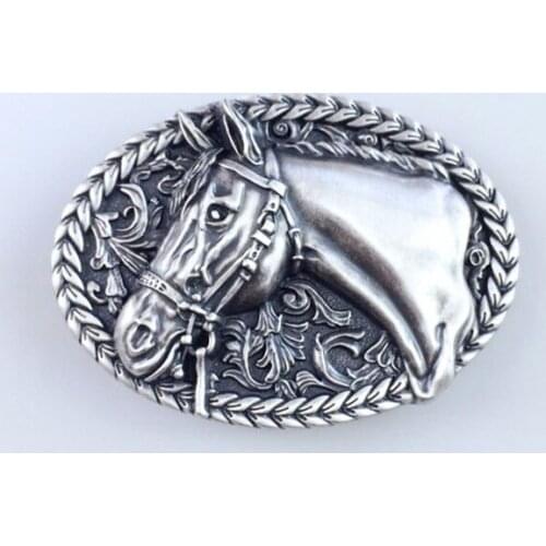 Jeansfriend New Oval Vintage Western Horse Cowboy Belt Buckle also Stock in US