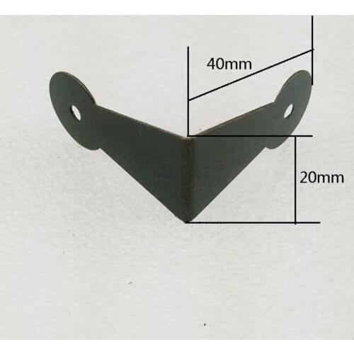 Bulk Antique Bronze Corner Decorative Protectors Jewelry Gift Box Wooden Case Decorative Feet Leg Corner for Furniture,200Pcs