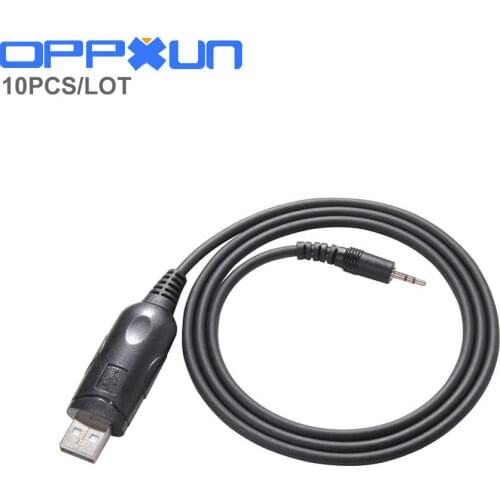 OPPXUN 1Pin 2.5mm Pin Diameter USB Programming Cable For MOTOROLA EP450 GP88S GP3688 GP2000 CP200 P040 Walkie Talkie Accessories