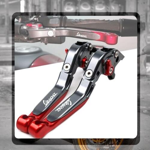 For Vespa Granturismo 125/200 GTS 125/250 S125/150/300 Super Motorcycle CNC Adjustable Folding Extendable Brake Clutch Lever