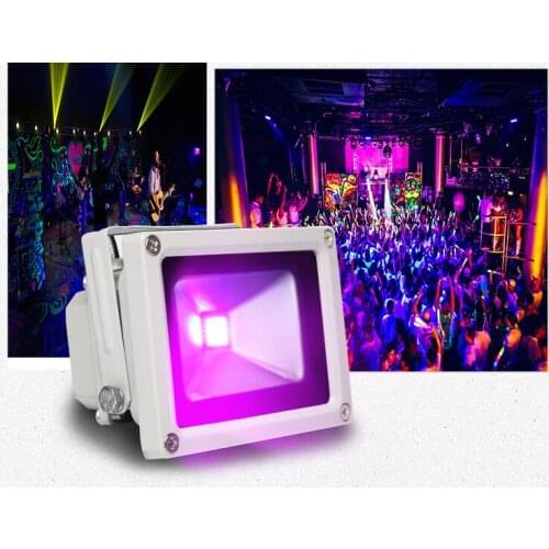 [Seven Neon]UV LED Black Light,HouLight High Power 20W Ultra Violet UV LED Flood Light AC85V-265V for Blacklight Party Curing