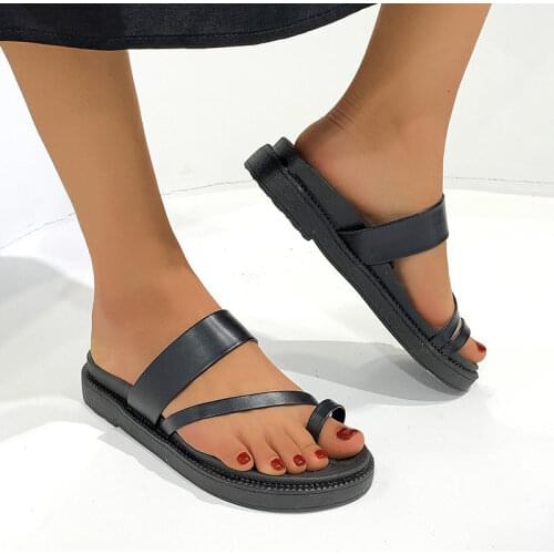Women Platform Slippers 2021 Woman Flip Flops Female Flats Casual Solid Slides Ladies Summer Shoes Womens Footwear Plus Size 42