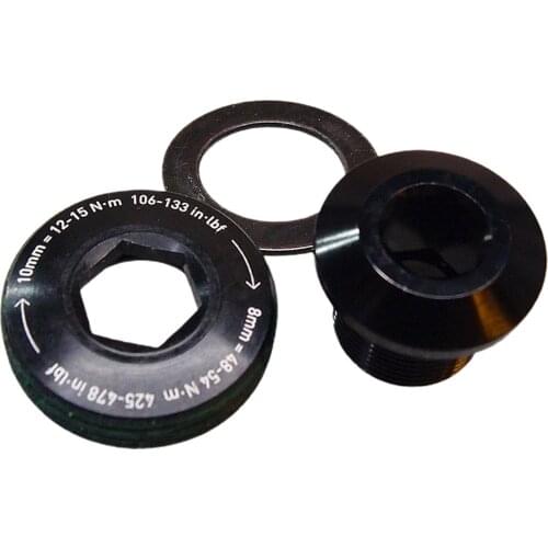 Bike Crank Screw Aluminum Alloy Mountain Bike Crank Plate Nut Parts For Sram X7X9X0XX1 GXP BB30 Bicycle Bolt Screw Bike Part