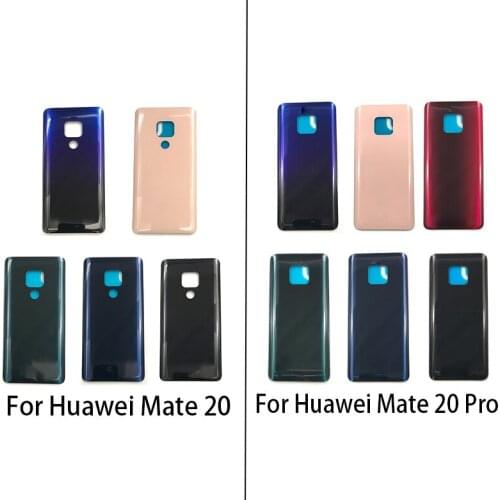 Back Battery Cover Glass For Huawei Mate 20 Pro Housing Parts Replacement