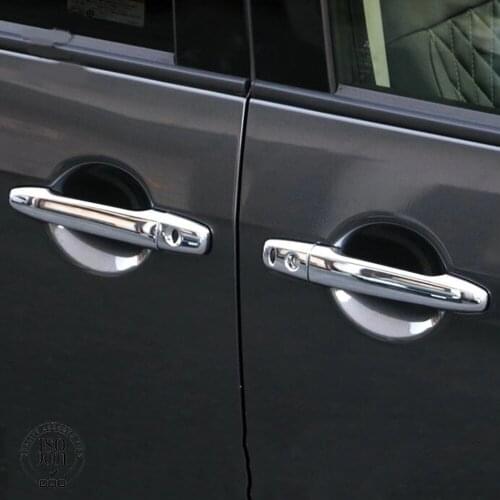 Car Handle Protector Cover Cap Sticker For Mitsubishi Delica D5 2020 2021 Accessories ABS