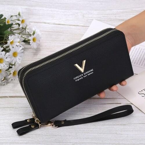 Women Wallets Lady Handbags Female Purses PU Leather Brand Design Woman Long Clutch Coin Purse Cards ID Holder Wallet Purses Bag