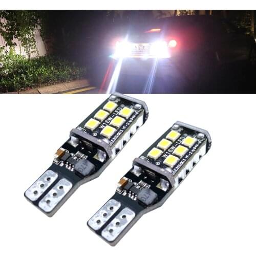 2x W16W T15 LED Bulbs Canbus LED Car Reverse Lamp For BMW E60 E90 E91 Ford Fiesta Fusion Focus Mazda 5 2005-2010 6 02-07 CX-5