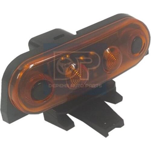 21087346 24V 2LEDS One Piece Orange Side Marker Light Top Position Lamp For Volvo FH FM FMX NH