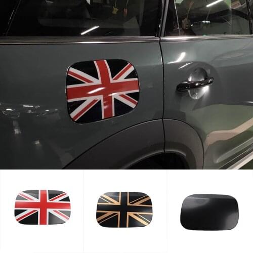 Union Jack 3D Fuel Tank Cap Decorative Cover Sticker For Mini Cooper JCW One Countryman F60 Countryman Car-Styling Accessories