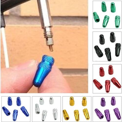 5pcs Bike valve cap MTB Wheel Rim Tyre Stem Air Valve Caps Bicycle Aluminium Pressure Valve Caps Dust Cover Tool