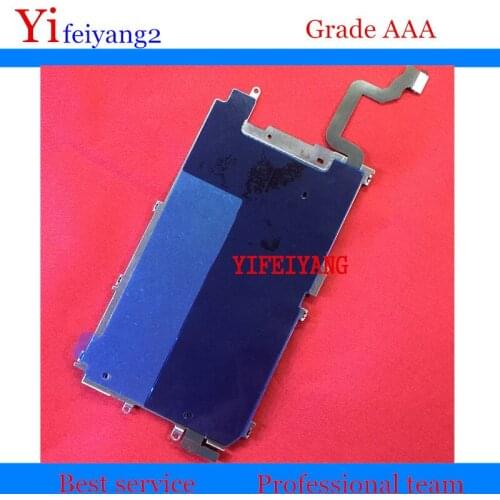50pcs YIFEIYANG 100% working For iPhone 6 6G 4.7' LCD Metal Backplate Shield Home Extend Motherboard connector Flex Cable