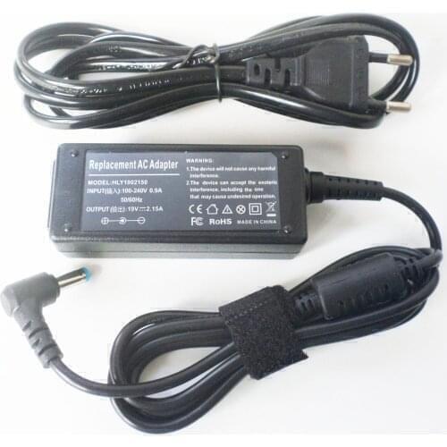 19V 2.15A 40W AC Adapter Battery Charger Power Supply Cord For Acer Aspire One AO725 AO751h AO752 AO753 AO756 AOA110 AOA150 New