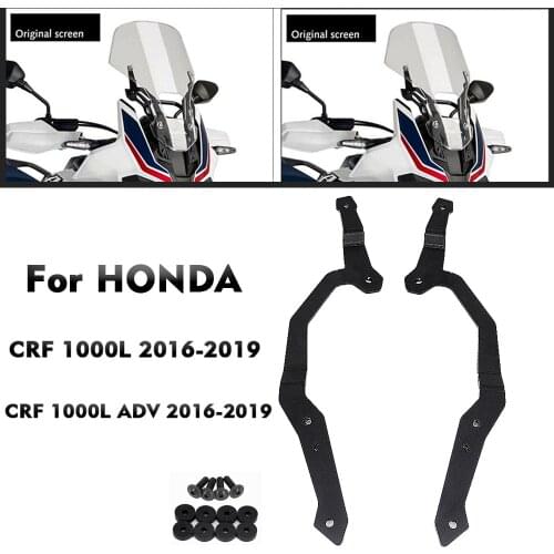 Crf1000l Motorcycle Accessories Windshield Adjuster Stand for Honda CRF 1000L Africa Twin 2016-2019 crf 1000l Screen Lifter