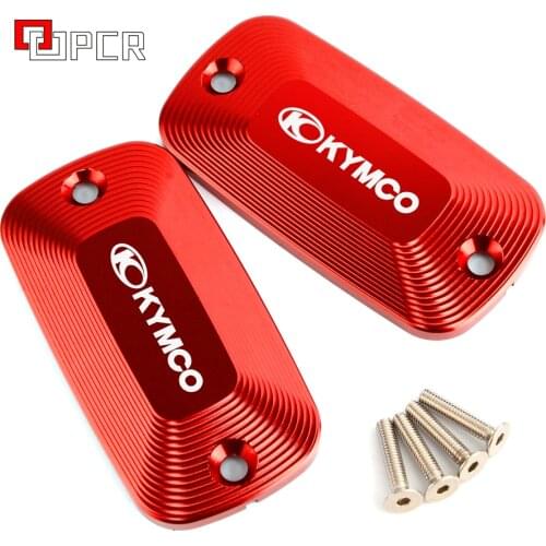 Motorcycle CNC Aluminum Front Fluid Reservoir Cap Cover For KYMCO XCITING S400 Downtown DT 125 200 250 300 350 X-TOWN K-XCT