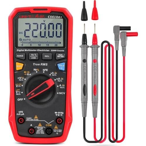 Upgraded Version Of UNI-T UT61E + Digital Multimeter True RMS AC/DC Voltage Current Resistance Capacitance Tester