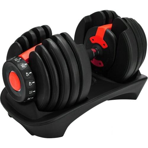 Fitness Adjustable Dumbbell Workouts Dumbbells 5-52.5lbsor 2.5-24kg Tone Your Strength And Build Your Muscles