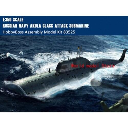 HobbyBoss 83525 1/350 Russian Navy SSN Akula Class Attack Submarine Model Kits