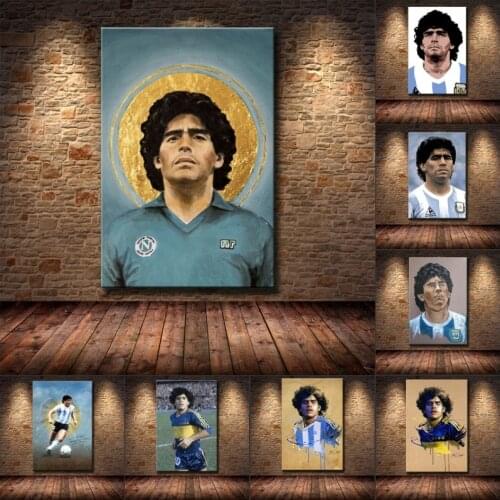 Diego Maradona Hopestyle Art Poster Abstract Art Mural Decorated on The Picture on The Canvas. Funny Picture for Home Decoration