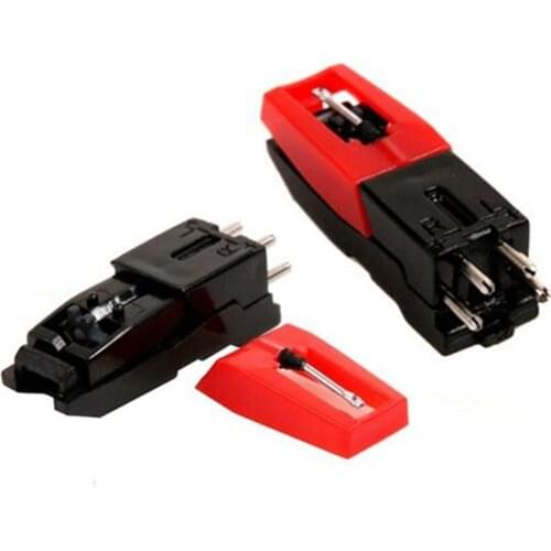 Turntable Phonograph Stylus Needle Gramophone Record Player Magnetic Cartridge Stylus Lp Vinyl Player Accessories 2 Pcs