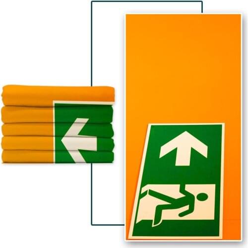 Microfine Portable Absorbent Double-Sided Fleece Bath Towel With Printed Microfiber Special Design