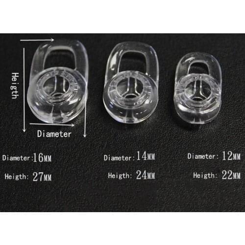 MXLC 1Set Earbuds Earplugs Ear Gels Hook for plantronics Marque M155/2M165 for Savor M1100 M100 M55 M28 M25 Wireless Bluetooth