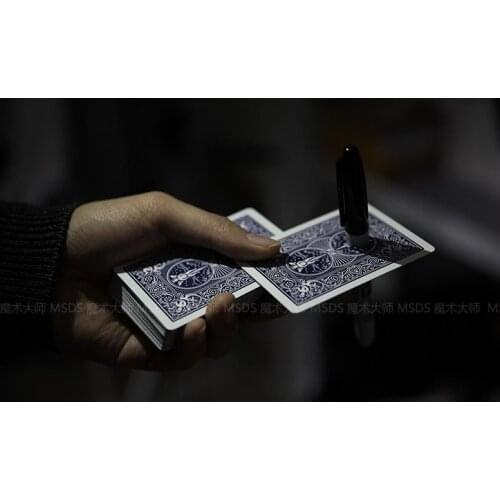 New Arrivals Sharpie Through Card 2.0 (Gimmick+instruction) - Card Magic Trick,Accessories,Mentalism,close up magic,Fun,Illusion