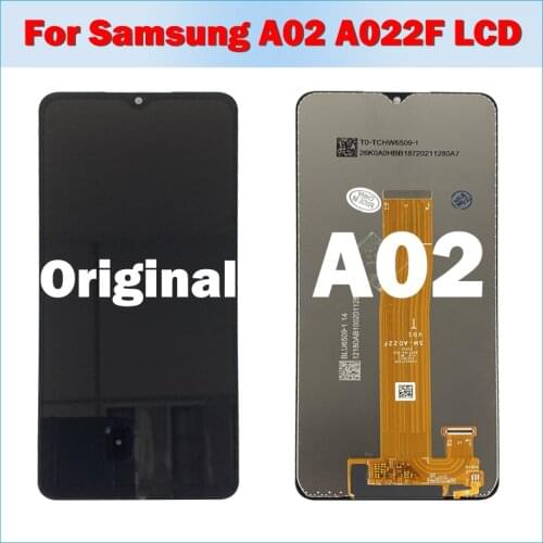 Original For Samsung Galaxy A02 A022 SM-A022F lcd Display Screen Replacement For Samsung A02 LCD Digitizer Assembly Touch Screen
