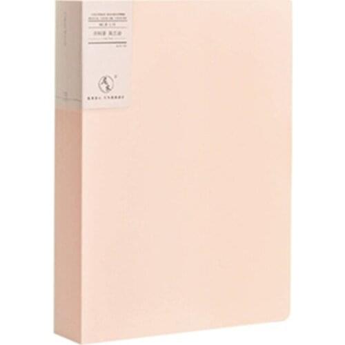 A4 Display Book 20/40/80/100 Pages Transparent Insert File Folder Document Bag