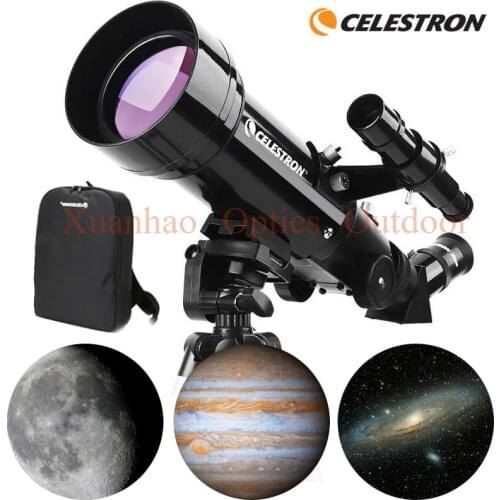 Celestron Travel Scope 70400mm Portable Refractor Astronomical Telescope Monocular With Astronomy Package Tripod For Beginners