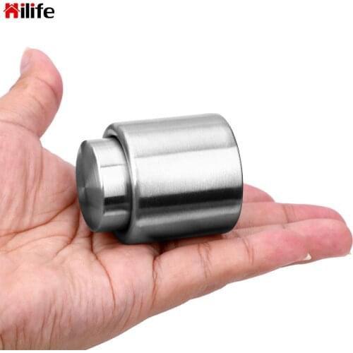 Saver Preserver Liquor Flow Stopper Bottle Stopper Silver Elegant Stainless Steel Sealed Sealer Wine Stopper Vacuum