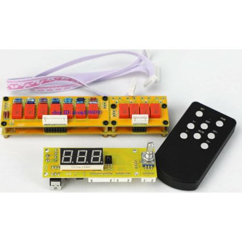 Balanced Version 128 Steps Relays Preamp Board Remote Volume Controller
