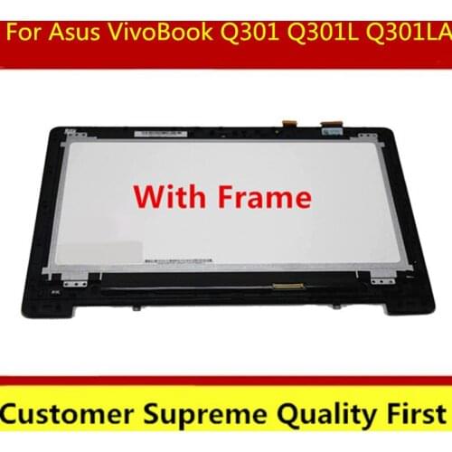 Full LCD Touch Assembly for Asus Q301 Q301L Q301LA Q301LP Series JA-DA5308RA,WITH Bezel free shipping