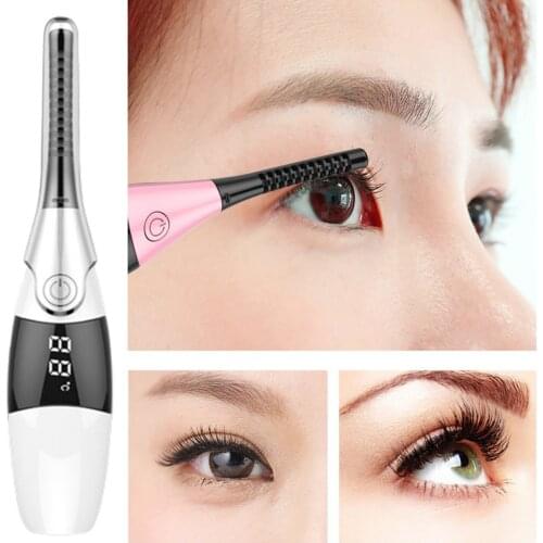 Eyelash Curler Three Gear Adjustment Charging Constant Temperature Heating Clamp Curling Eyelash Instrument