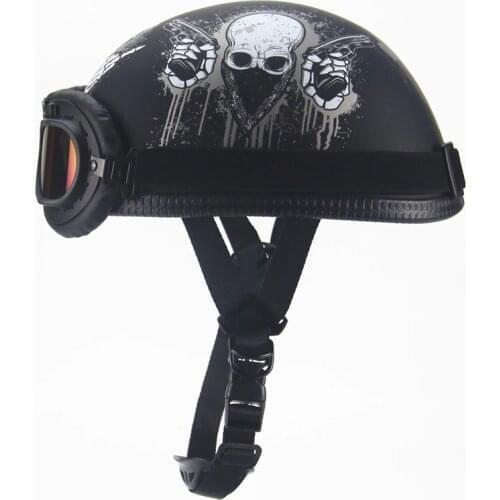 Vintage Motorcycle Motorbike Open Face Half Motor scooter Helmets Casque Moto Unisex Motocross Helmets