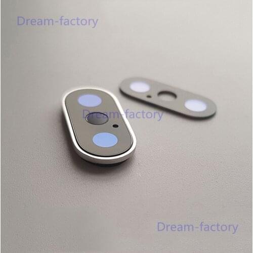 10PCS Back Camera Glass Lens with Tape Replacement for Apple iPhone X XS Max Xr 7 8 Plus