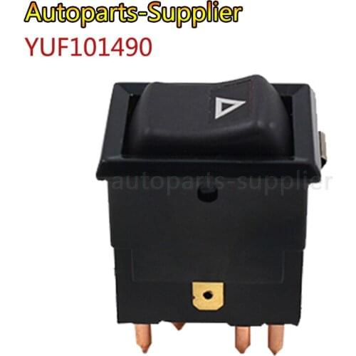 YUF101490 Hazard Warning Light Lamp Car Switch YUF101490 For Land Rover Defender 90 110 7 PIns