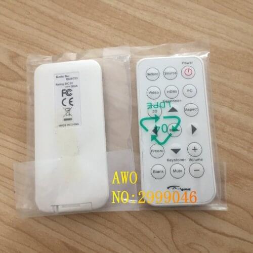 AWO REPLACEMENT Original Projector remote control IR29033 (black logo) FIT For Optoma W307UST X307UST W317USTi 1pcs/lot