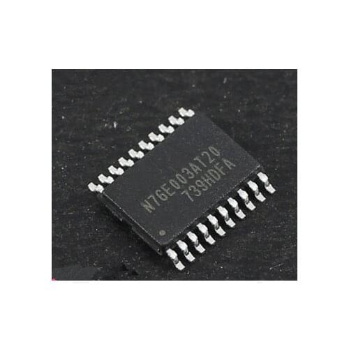 10PCS/LOT N76E003AT20 N76E003 TSSOP-20 MCU 8-Bit 8051 CISC 18KB Flash 2.5V/3.3V/5V 20-Pin New original
