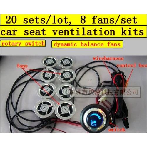 100 pcs/ lot,DHL free, fans for car seat ventilation function
