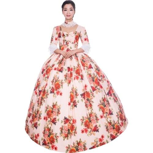 2017 Brand New Green Embroidery Marie Antoinette Dress Civil War Southern Belle Masquerade Ball Gown Marie Antoinette Napoleon