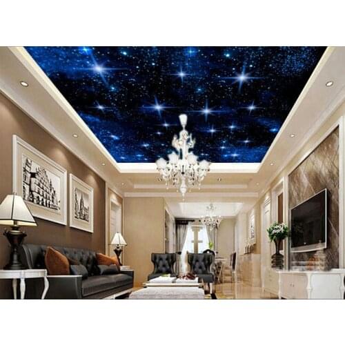 3d wallpaper custom mural non-woven 3d room wallpaper Star-studded night sky zenith ceiling design photo wallpaper for walls 3d