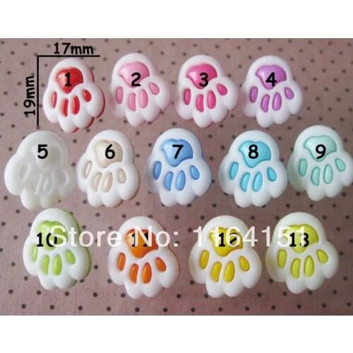 40pcs/pack Kids Accessories Shape Buttot 17*19mm Mixed Color clothing set Buttons For Craft Sewing Button sk0167