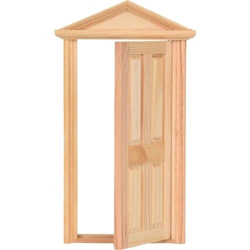 Dollhouse Accessories Mini Wooden Door for Doll/Animal Mouse 18cm*9cm - Can be Paint