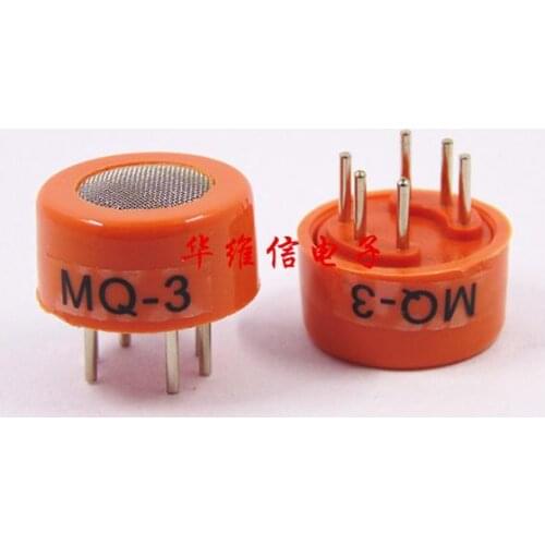 Free shipping alcohol sensor MQ - 3 semiconductor gas sensor 5pcs/lot