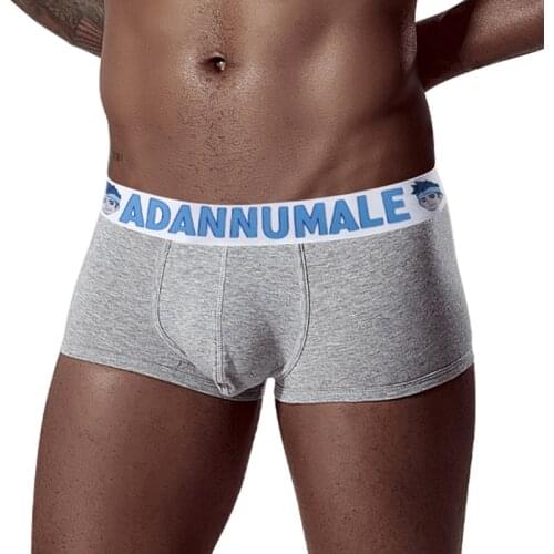 ADANNU Sexy Underwear Men Cartoon Elastic Boxers Cotton Breathable Ins Gay Underwear трусы мужские Boxer Briefs Free Shipping