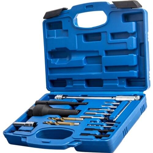 New 16Pcs Glow Plug Removal Remover Extractor Tool Kit For Damaged 8mm 10mm Plug for Audi for VW for Mercedes